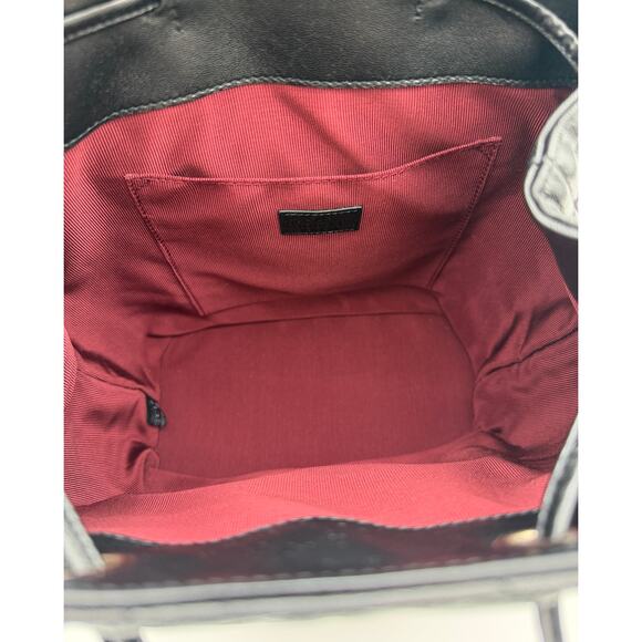 NEW GUCCI $3400 MARMONT BLACK LEATHER TOTE BACKPACK BAG AUTHENTIC! main image 3